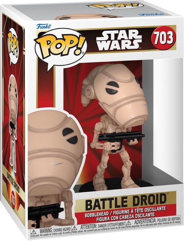 Фото - Коллекционная фигурка FUNKO POP Star Wars: PM 25th - Battle Droid (5908305248019)