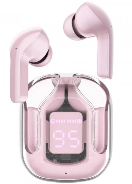 Фото - Наушники вкладыши беспроводные TWS AceFast T6 pink lotus (6974316281566)