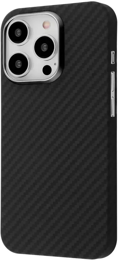 Чохол для смартфону Proove Carbon Slim with Magnetic Ring iPhone 16 Pro Max full black (595620811)
