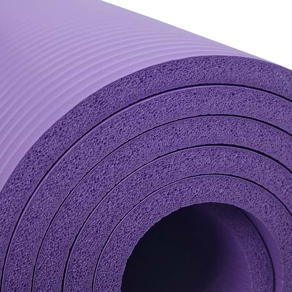 Фото - Килимок для йоги та фітнесу TECOFIT NBR 183x61x1 см Фіолетовий +чохол-сумка у подарунок (TOP20106462/6)