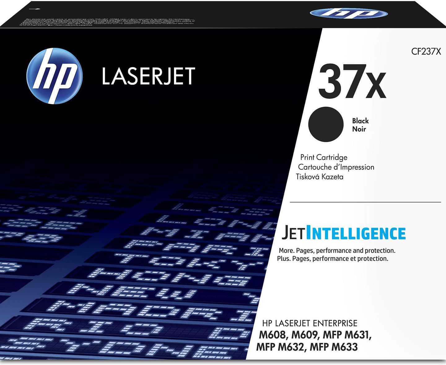 Картридж для лазерных принтеров/МФУ HP 37X LJ M608/M609/M631/M632 Black (CF237X) - Фото 1