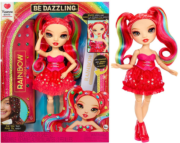 Фото - Кукольный набор Rainbow High серии Be Dazzling – ВИВЬЕН (с аксессуарами) (597803)
