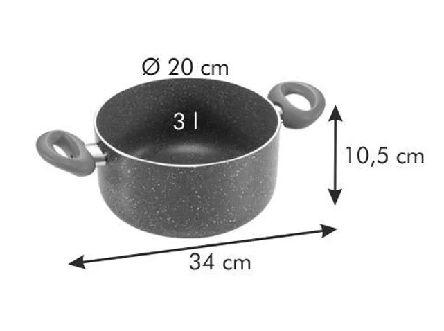 Фото - Каструля tescoma 597870 Manico Rosso 20 см 3.0 л