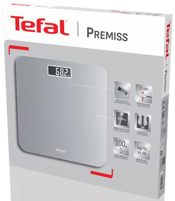 Фото - Весы напольные Tefal PP1801V0 PREMISS SILVER