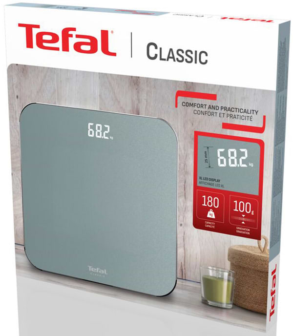 Фото - Весы напольные Tefal PP1903V0 CLASSIC Eucalyptus Metal