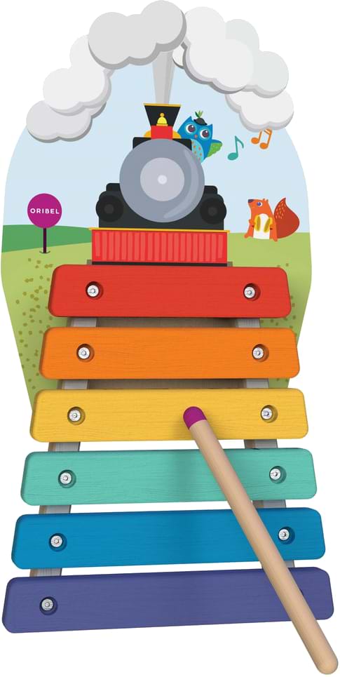 Ксилофон Oribel Veritiplay Потяг (OR816-90001)