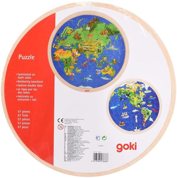 Фото - Пазлы (5-7 лет) goki Планета Земля (57666G)