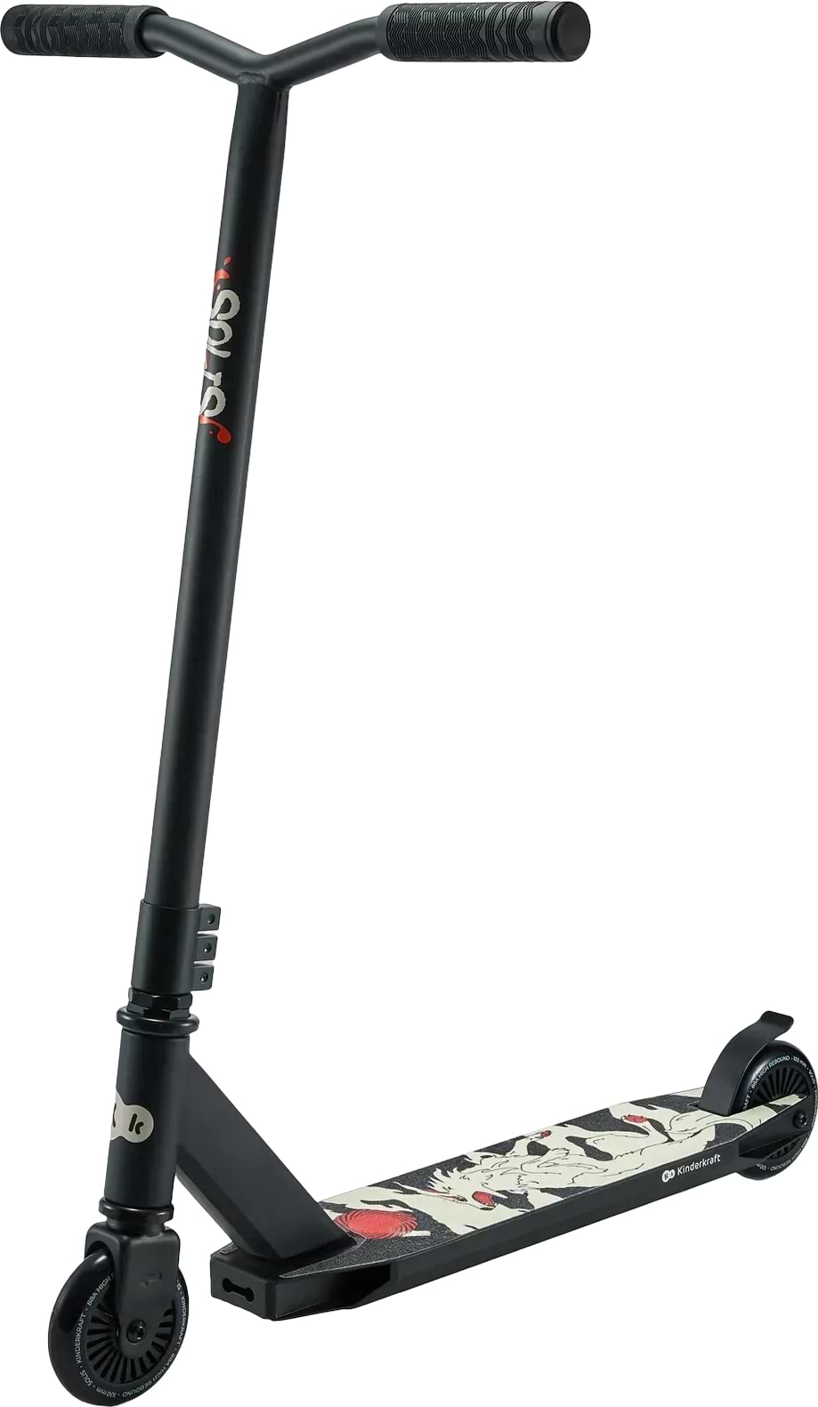 Двухколёсный самокат Kinderkraft Solis Black (KRSOLI00BLK0000) - Фото 1