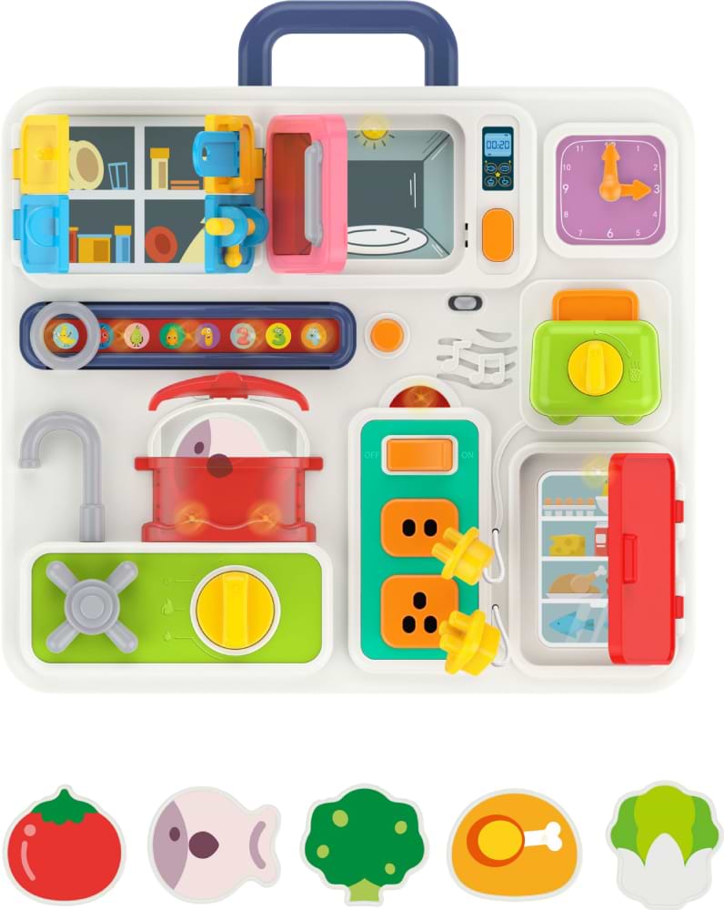 Бізіборд-дошка HUANGER зі світлом та музикою (HE0510)