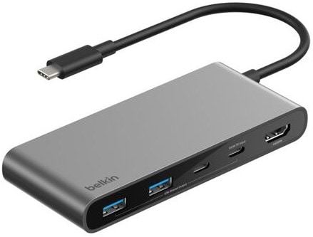 Хаб USB Belkin USB-C 7в1 Multiport Dock (AVC023HQSGY)