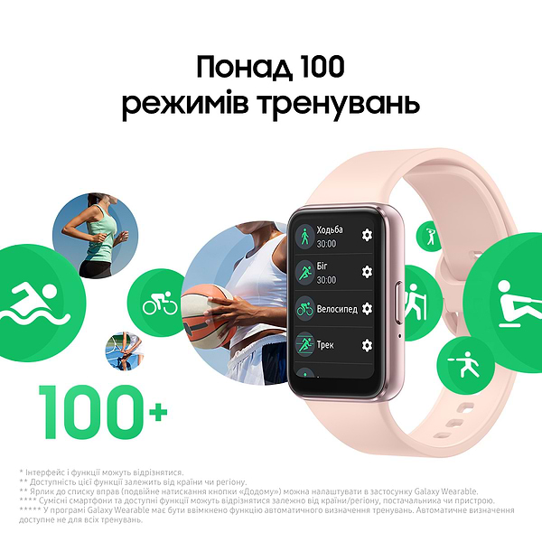 Фото - Фітнес-браслет Samsung Galaxy Fit3 Silver (SM-R390NZSASEK)