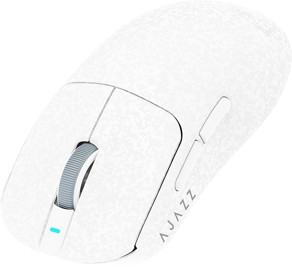 Фото - Миша бездротова ігрова Ajazz AJ199 MAX Carbon fiber Wireless/Bluetooth/USB White (AJ199-MAX-W)
