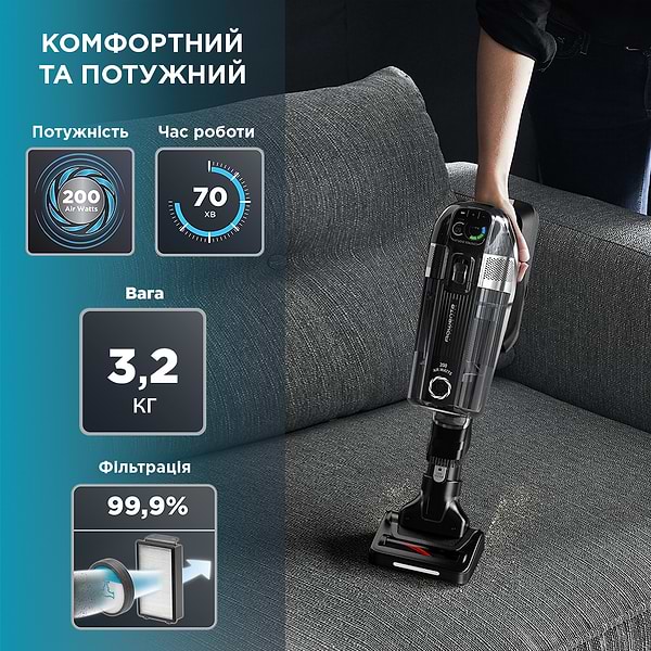 Фото - Пилосос ручний для дому Rowenta RH9958WO