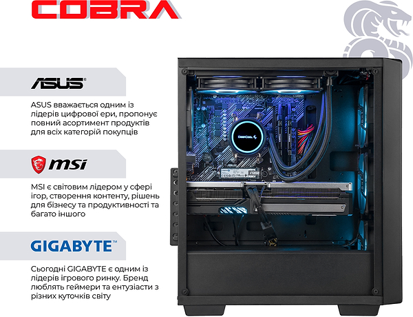 Фото - Системный блок Cobra Gaming (A97X.32.S1.97.21657)