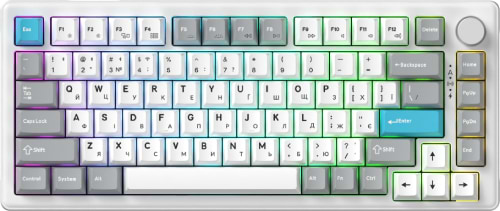 Фото - Клавиатура беспроводная игровая GamePro Asgard Yord Keychron Super White (MK266WH)