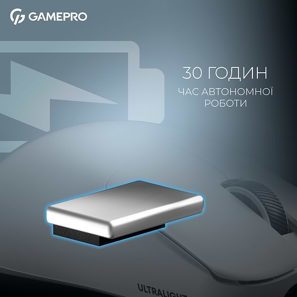 Фото - Мышь беспроводная игровая GamePro Asgard Odin 8K Wireless RGB White (GM035W)