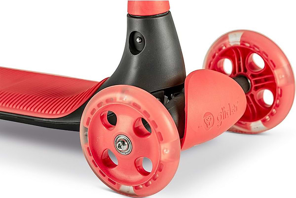 Фото - Триколісний самокат YVolution YGlider Kiwi Красный (Y101258)