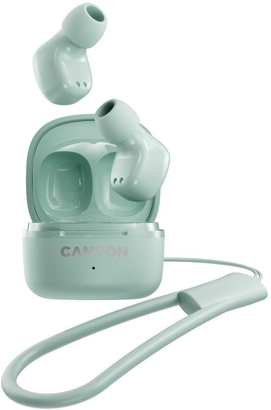 Фото - Навушники вкладиші бездротові TWS Canyon OnGo 4 mini TWS Green (CNS-TWS4GR)