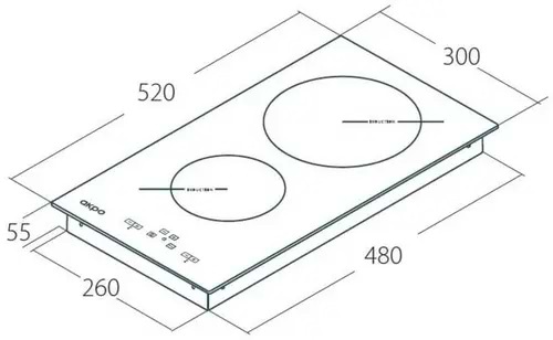 Фото - Варильна поверхня Domino Akpo PIA 6802