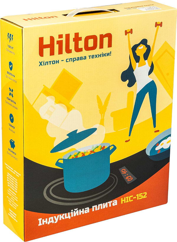 Фото - Плита электрическая настольная HILTON HIC-152