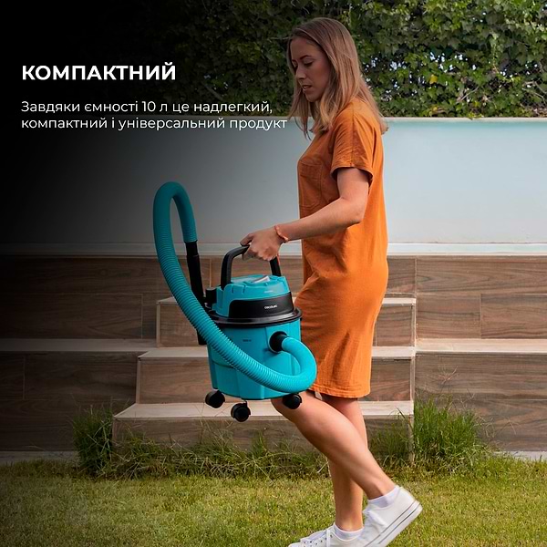 Фото - Пылесос моющий с аквафильтром Cecotec Conga Rockstar Wet & Dry Compact (CCTC-08111)