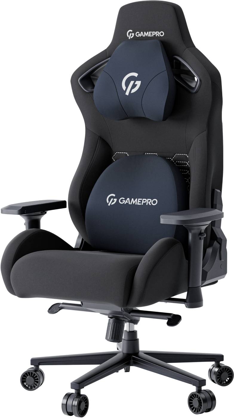 Фото - Крісло для геймерів GamePro Size XL Fabric Black (GC900B)