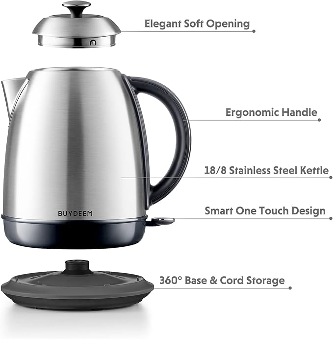 Фото - Електричний чайник BUYDEEM K640 Stainless Steel (K640-SS/EU)