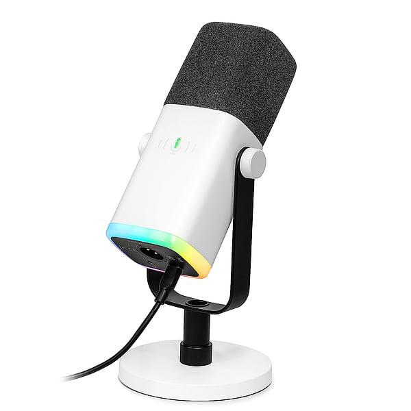 Фото - Микрофон для компьютера проводной Fifine AM8W USB/XLR White