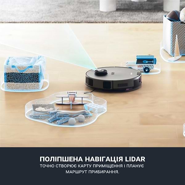 Фото - Робот-пылесос моющий Eureka E10S