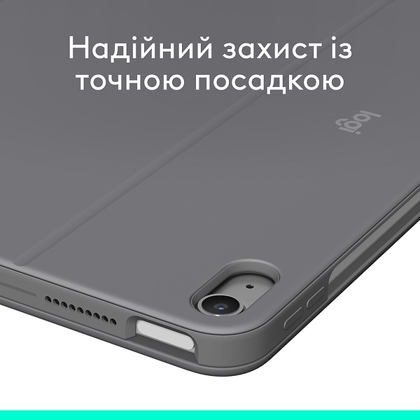 Фото - Чохол-клавіатура для планшета Logitech Combo Touch iPad Air 11'' (M2) Oxford Grey (920-012636)