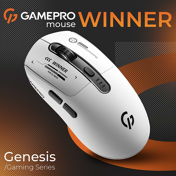 Фото - Миша бездротова GamePro Genesis Winner Wireless White (GM079W)