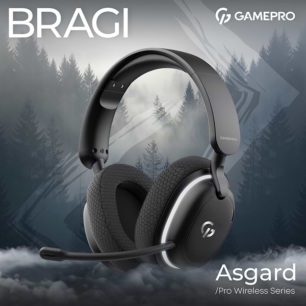 Фото - Гарнітура бездротова ігрова GamePro Asgard Bragi (HSW250B)
