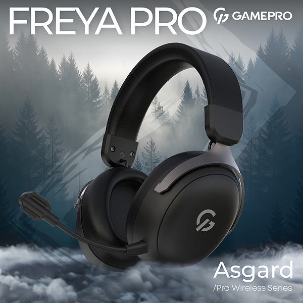 Фото - Гарнитура беспроводная игровая GamePro Asgard Freya Pro (HSW201B)