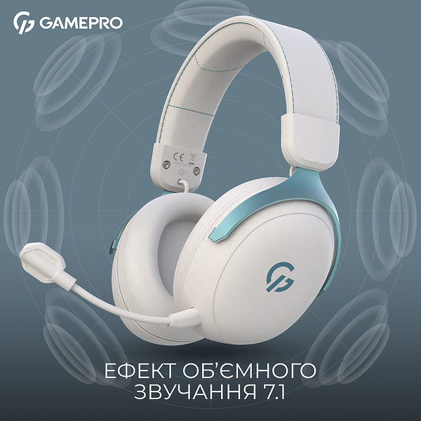 Фото - Гарнитура беспроводная игровая GamePro Asgard Freya Pro (HSW201WB)