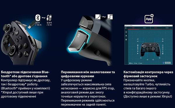 Фото - Геймпад Hori Wireless HORIPAD for Steam (HPC-055E)