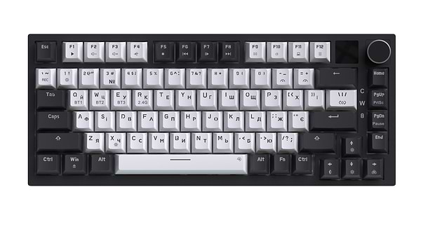 Фото - Клавиатура беспроводная игровая GamePro Asgard Valhalla Pro 75% Wireless/Bluetooth/USB White (MK160W-D-Pro)