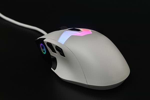 Фото - Мышь проводная игровая Lorgar MSP80 Wired Gaming Mouse Pro White (LRG-MSP80-WH)