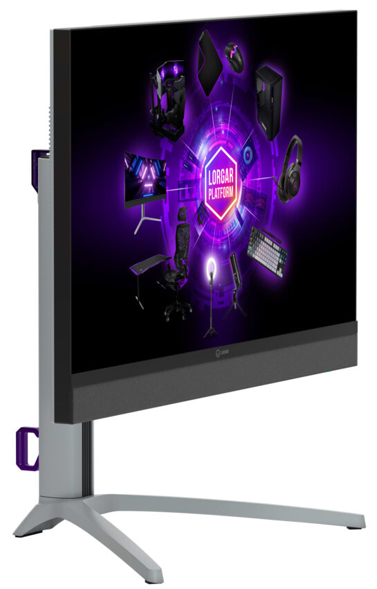 Фото - Монітор ігровий Lorgar 27MP1 UHD MiniLED 1ms IPS 160Hz (LRG-27MP1U160-GY)