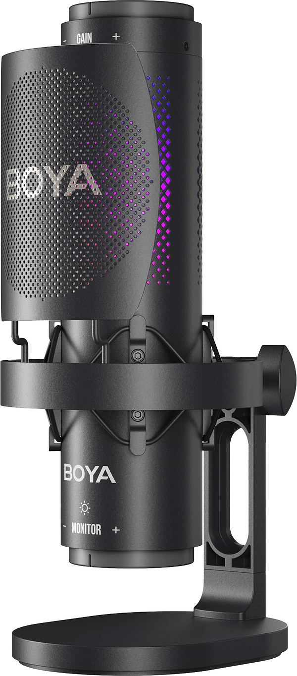 Фото - Микрофон для компьютера проводной Boya K9 RGB Black