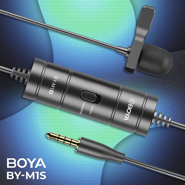 Фото - Микрофон для смартфона Boya BY-M1S Black