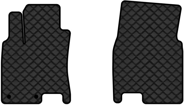 Коврики из экокожи в салон авто передние EVAtech ECO для Qashqai+2 Nissan 2007-2013 1 поколение SUV EU NS3370A2RN2BBB