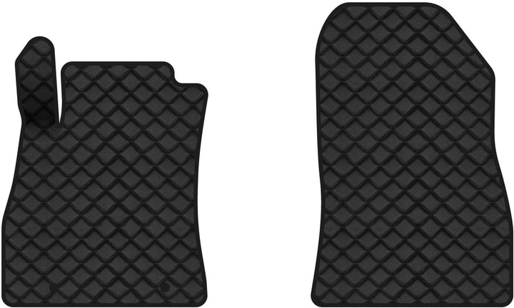 Килимки з екошкіри в салон авто передні EVAtech ECO для Juke Nissan 2010-2015 1 покоління SUV EU NS3185AV2RN2BBB