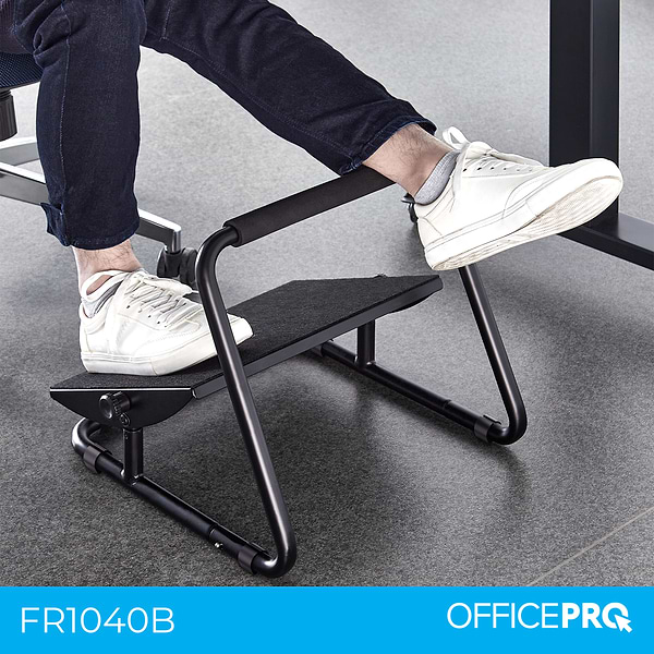 Фото - Підставка для ніг регульована OfficePro FR1040B Black