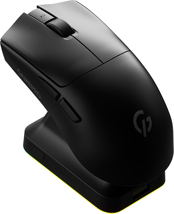 Фото - Мышь беспроводная игровая GamePro Genesis Wizard Wireless/Bluetooth/USB PixArt PAW3311 Sensor Black (GM160B)