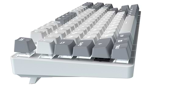 Фото - Клавіатура дротова GamePro Genesis Metallic Outemu Red Swithes USB White (MK110W)