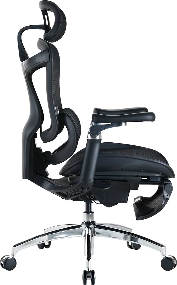 Фото - Кресло офисное Sihoo DORO C300 Pro Mesh Black with footrest (DORO-C300-PRO-M101-JT)
