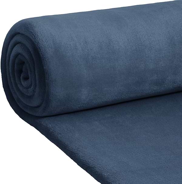 Фото - Плед двоспальний Lelit 180х200 сіро-синій (1203048)