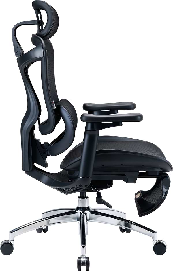 Фото - Крісло офісне Sihoo DORO C300L Mesh Black with footrest (DORO-C300L-A3-101-JT)