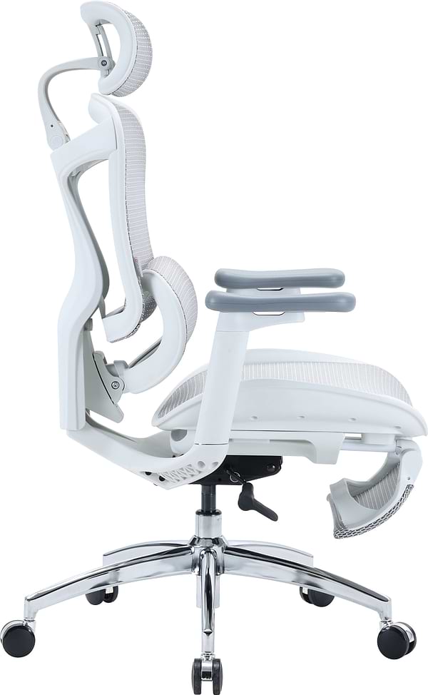 Фото - Кресло офисное Sihoo DORO C300L Mesh White with footrest (DORO-C300L-A3-102-JT)