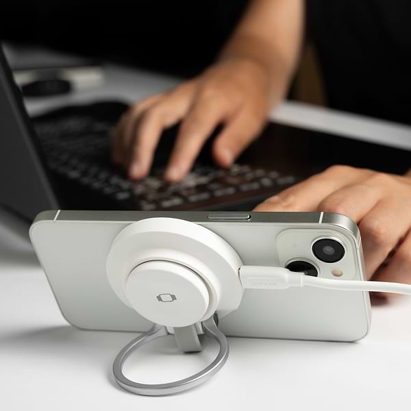 Фото - Бездротовий зарядний пристрій Proove Knocker 2 in 1 White (WSPK15012002)